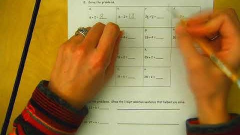 Eureka Math - 1st Grade - Module 4, Lesson 15