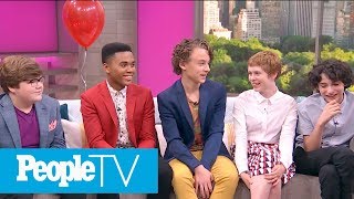 'IT' Cast Reveals Casting Secrets, OnSet Stories, Talks 'Stranger Things' & More | PeopleTV