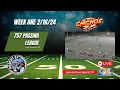 Passing at the plex week 1 presented by chichos pizza