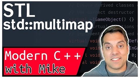 STL std::multimap (ordered, stable, multiple keys -trick with equal_range)|Modern Cpp Series Ep. 128