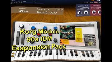 KORG Module - NEW Expansion Pack - 90s IDM (Intelligent Dance Music) ALL Presets Played