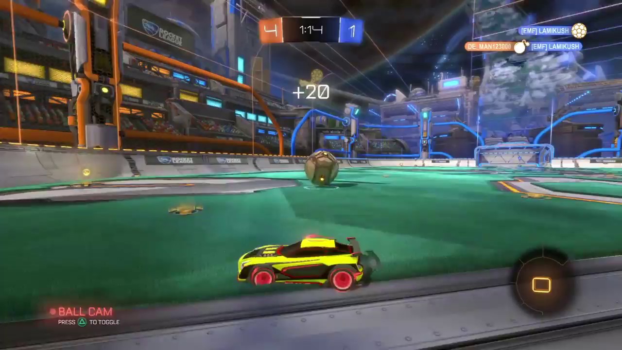 Rocket League®Game Play With Tier 3 RL Pass Crimson Items! - YouTube