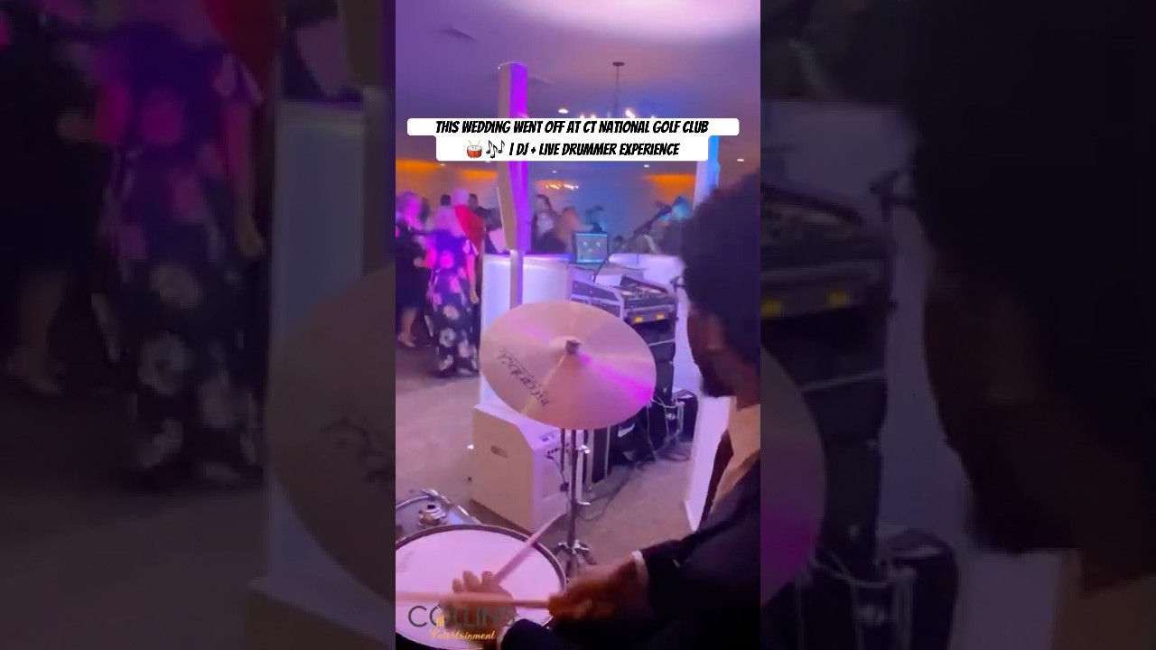 DJ + Live Percussion = Insane Wedding Energy 🥁🔥