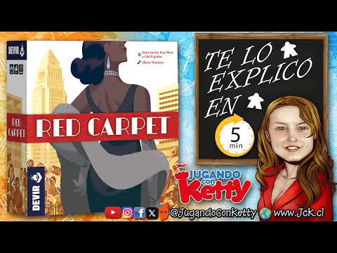 Cómo jugar Red Carpet en 5 minutos [Juego de Mesa / JcK / Devir]