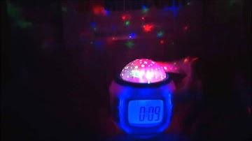 Star Sky Digital Projection, Alarm clock, Backlight, Music & Thermometer