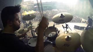 Persefone - Living Waves at Be Prog Festival 2018 - Drum Cam