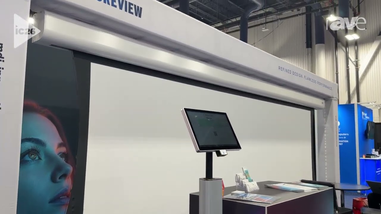 InfoComm 2026: MDI Shows Off AllureView Motorized Projector Screen for Medium Sized Spaces