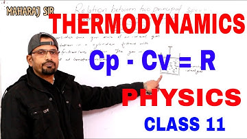 Chapter 12 physics class 11 II thermodynamics II Relation between two specific heat