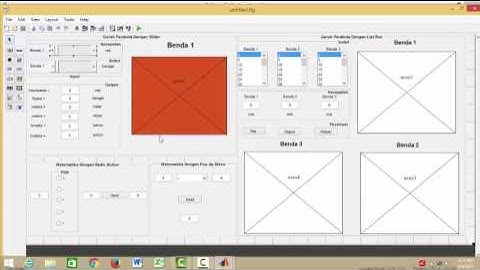 CARA BUAT GERAK PARABOLA DENGAN SLIDER DAN LIST BOX GUIDE MATLAB