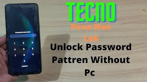 Tecno Pova Neo Hard Reset Forget Password Pattren Unlock Without Pc | Tecno Le6 Remove Password
