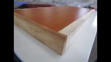 Schnell Fire Retardant Door Solid Wood Edge Banding Machine Working show & Edge effect