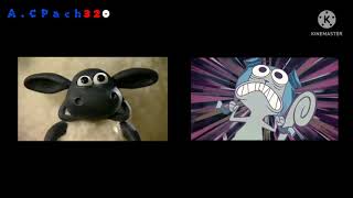 Shirley, (the Flock), and Rocky's Scream | Shaun the Sheep, TAORB Comparison Resimi