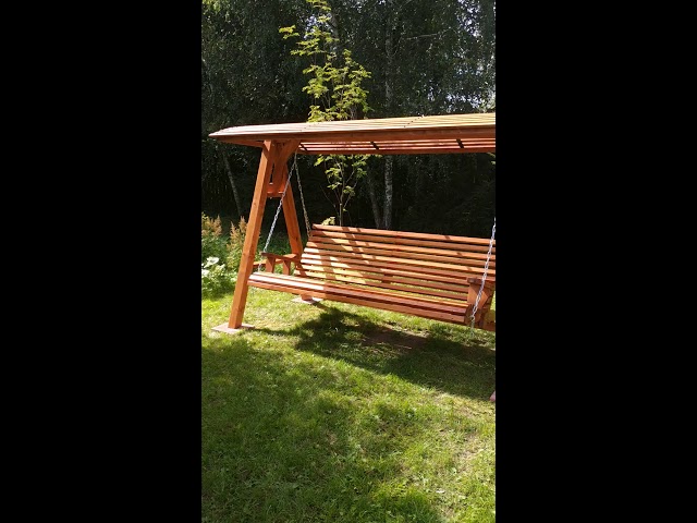 Садовые качели из дерева. Моими руками ✋| Garden Swing