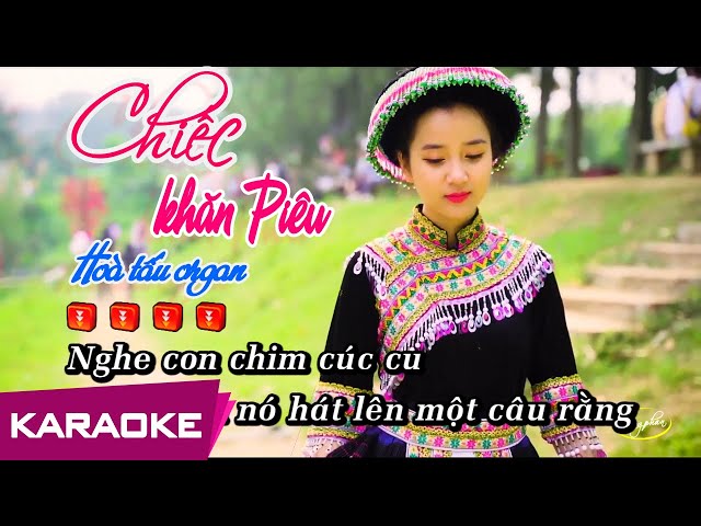 KARAOKE | Chiếc Khăn Piêu - Hoà Tấu Organ class=