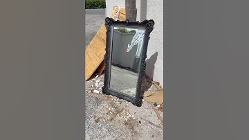 It’s really hard to record a mirror #custom #art #mirror #etch