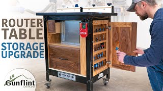 Router Table Storage Cabinet & Bit Organizer