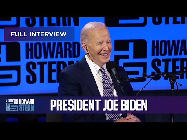 President Joe Biden on the Howard Stern Show (FULL INTERVIEW) class=