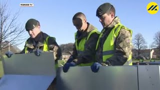 The Rifles - 5th Battalion - Training with Geodesign Mobile Flood Barriers in the UK