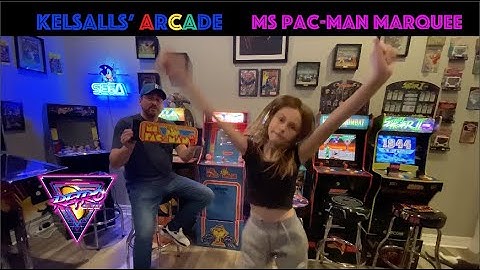 Retro530 Ms-Pacman Arcade1up Marquee Upgrade: How to Install
