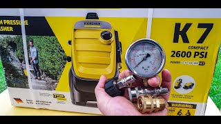 Karcher K7 Compact  Lets test real PSI and Flow and see if they are lying?