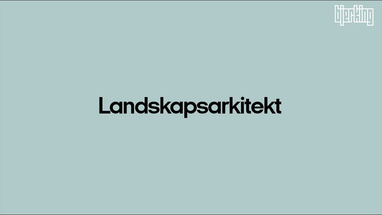 Vad gör en landskapsarkitekt?