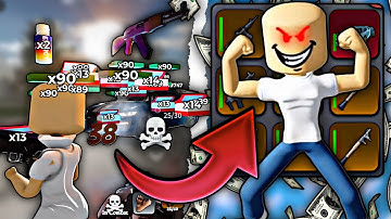 BALD DEMON Robs EVERYBODY In Roblox BlockSpin