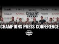 Champions Press Conference — 2022 NOBULL CrossFit Games