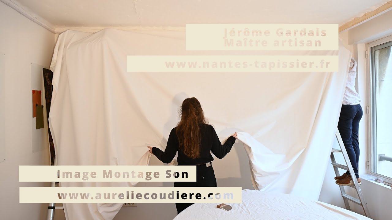 Pose d'un tissu tendu de plafond par l'atelier Jérôme Gardais YouTube — free download