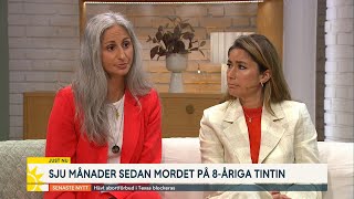 Tintins mamma om stödet efter hans död: Tusentals mammor som bär mig | Nyhetsmorgon | TV4 & TV4 Play