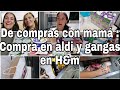 De compras con mamá : Compra en ALDI y gangas en H&M