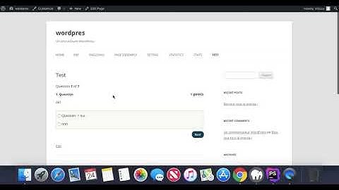 WP quiz pro statistics and resume options