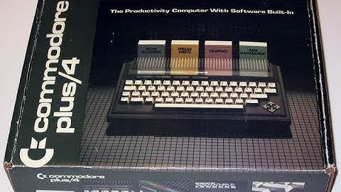 Classic Computer - Commodore Plus 4 was it really that bad?