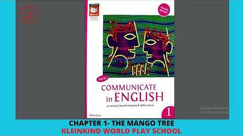 CHAPTER 1 THE MANGO TREE| ENGLISH| CLASS 1| KLEINKIND WORLD PLAY SCHOOL