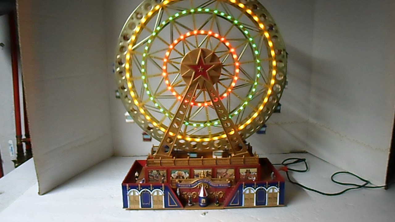 MR CHRISTMAS Worlds Fair FERRIS WHEEL - YouTube