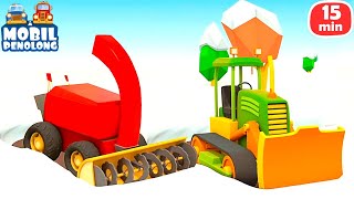 Mobil Penolong & truk untuk anak | Mobil-mobilan & truk mainan - penyapu salju, traktor & excavator