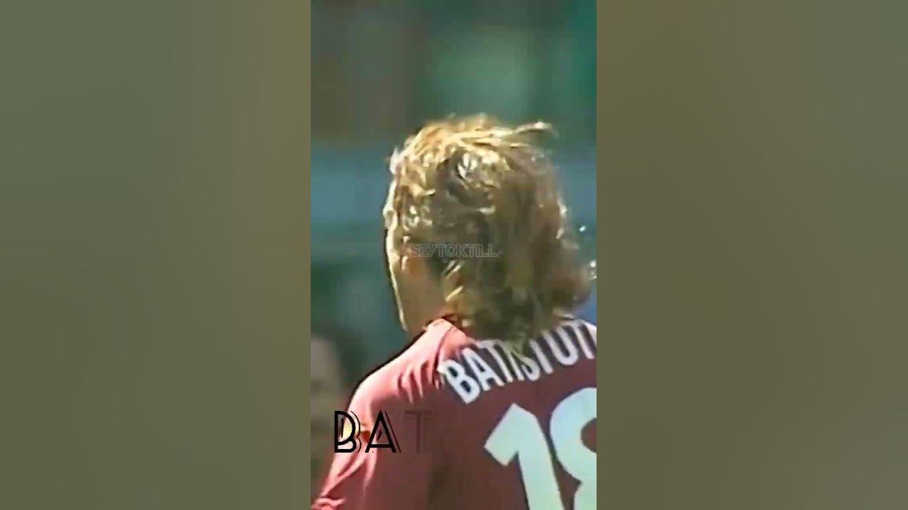 Gabriel 'BATIGOL' BATISTUTA, Striker terbaik di jamannya #shorts #sports #football