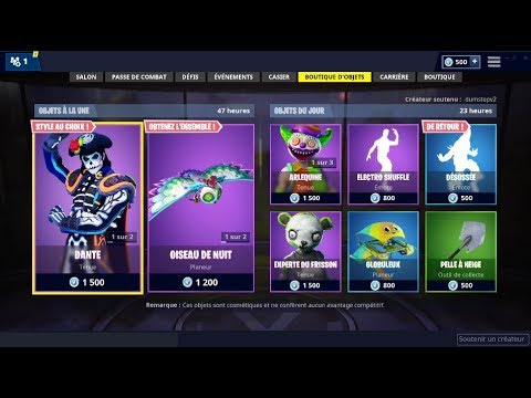 FORTNITE | Boutique du 2 novembre Skins