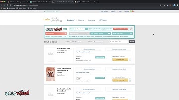 KDP Wizard Tutorials / Popup / Shortcuts