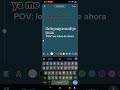 POV: los niños de ahora