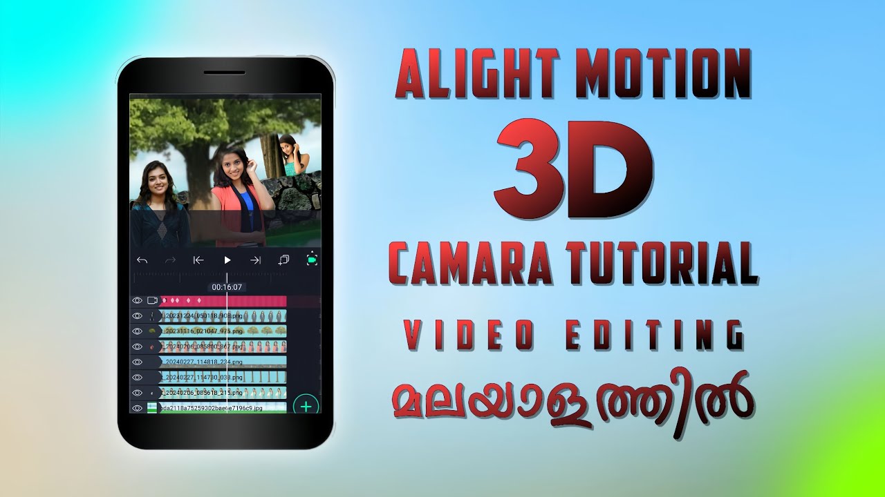 Alight Motion 3D Camara Tutorial Video Editing Malayalam 3D Video ...
