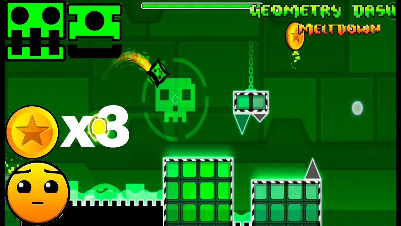 pasando satisfactoriamente Airborne robots :3 | geometry dash meltdown ...