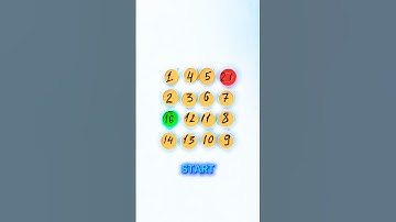 Draw a starlight line with numbers 1 to 21 #drawing #line #maths #quiz #shorts