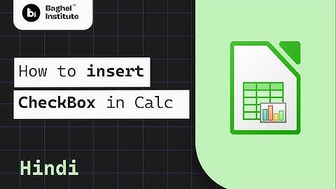Check This Out! How to Add Checkboxes to Your Calc Spreadsheet || #youtube || #libreofficecalc
