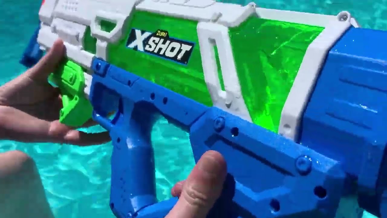 Zuru XShot Water Gun Review + Demo YouTube