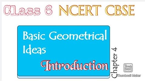 Introduction Of Basic Geometry :Point, Line Segment, Line, Ray, Intersecting Line & Parallel line