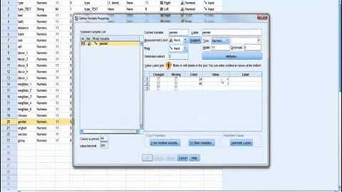 3. SPSS - importing data, variable properties and recoding
