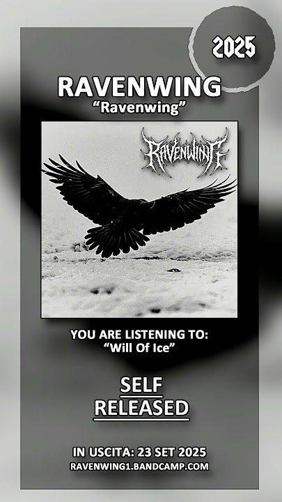 RAVENWING 'Ravenwing' - Settembre 2025, Self Released (Digital)