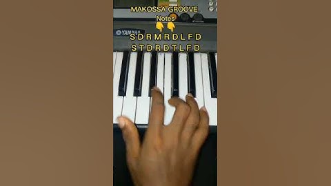 How to Play Popular Makossa Notes on Keyboard #makossa #shorts