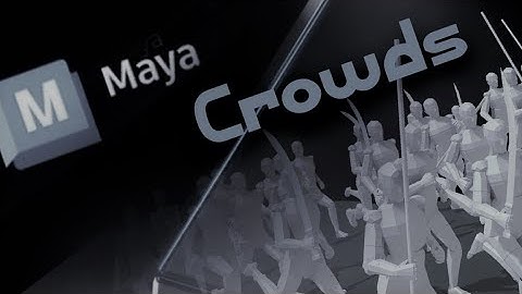 Maya 2025 Tutorial || How to Create Crowds in Maya 2025