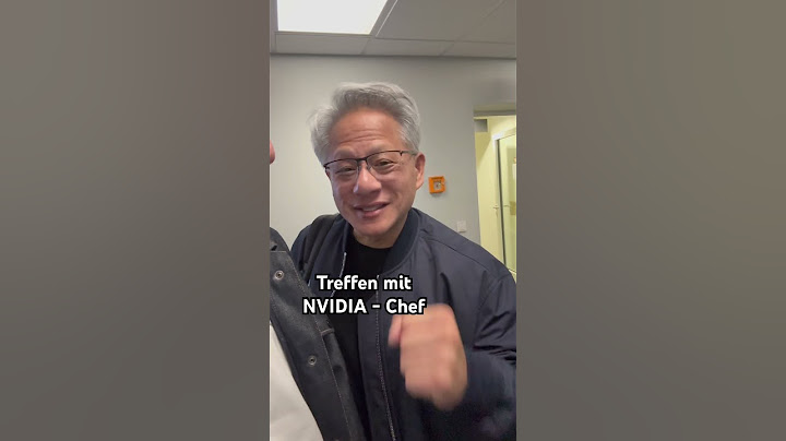 Michael Mross trifft NVIDIA-Chef in Berlin!